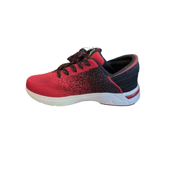 Men's Zebo Walking Athletic Sneakers Red and Black Great Condition Size 11 - Picture 1 of 8